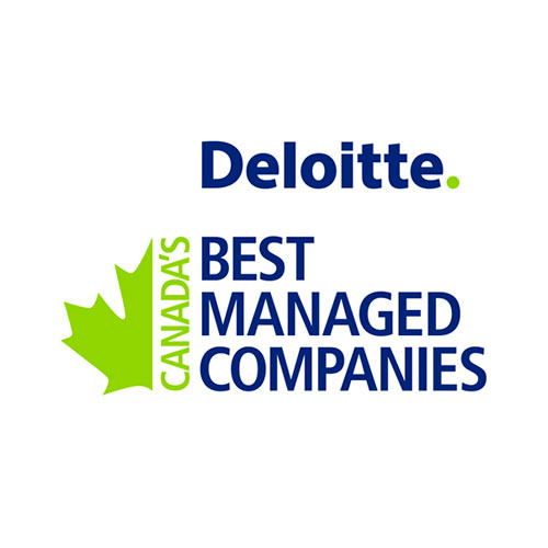 Deloitte Best managed companies award logo